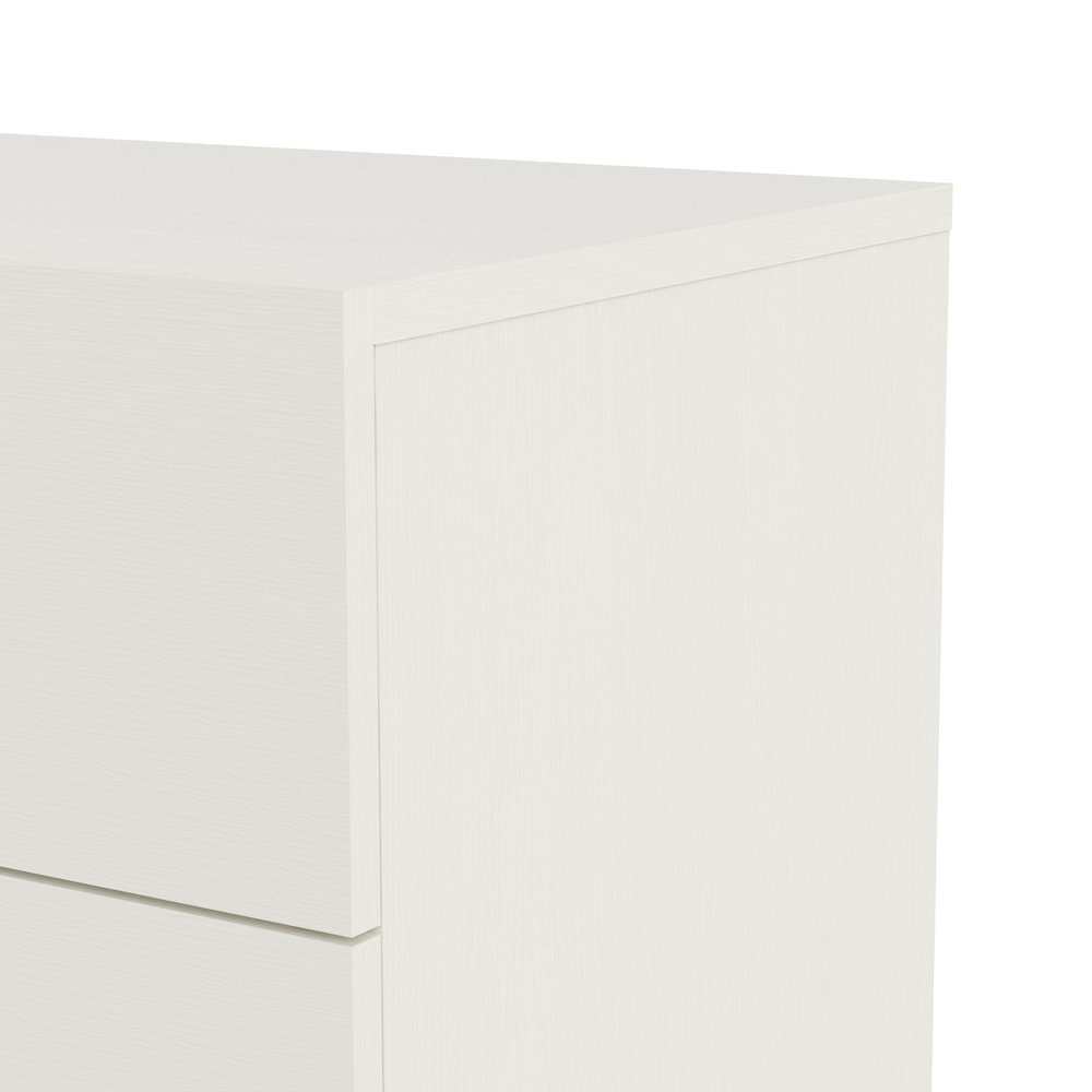 Austin 8 Drawer Double Dresser, White