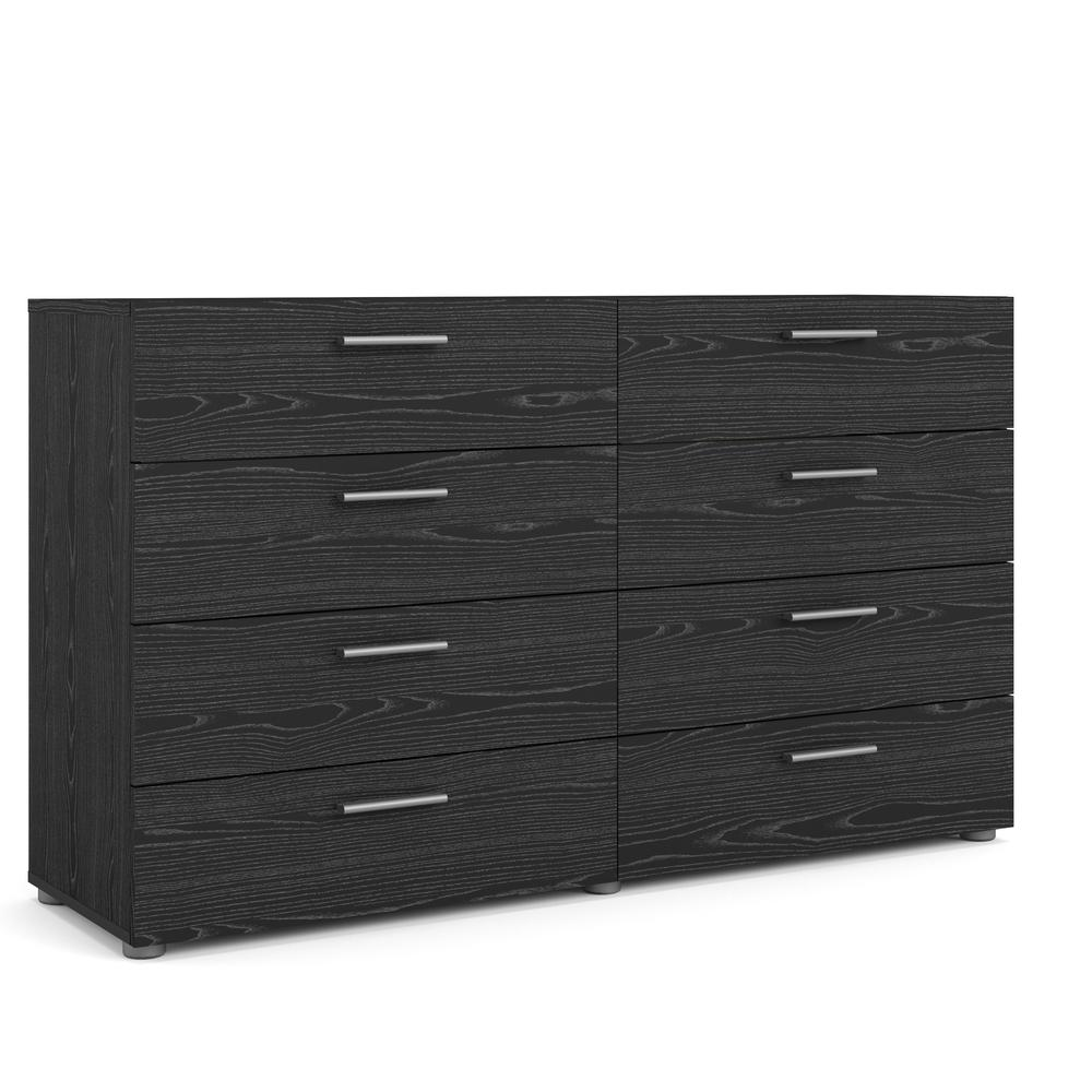 Austin 8 Drawer Double Dresser, White