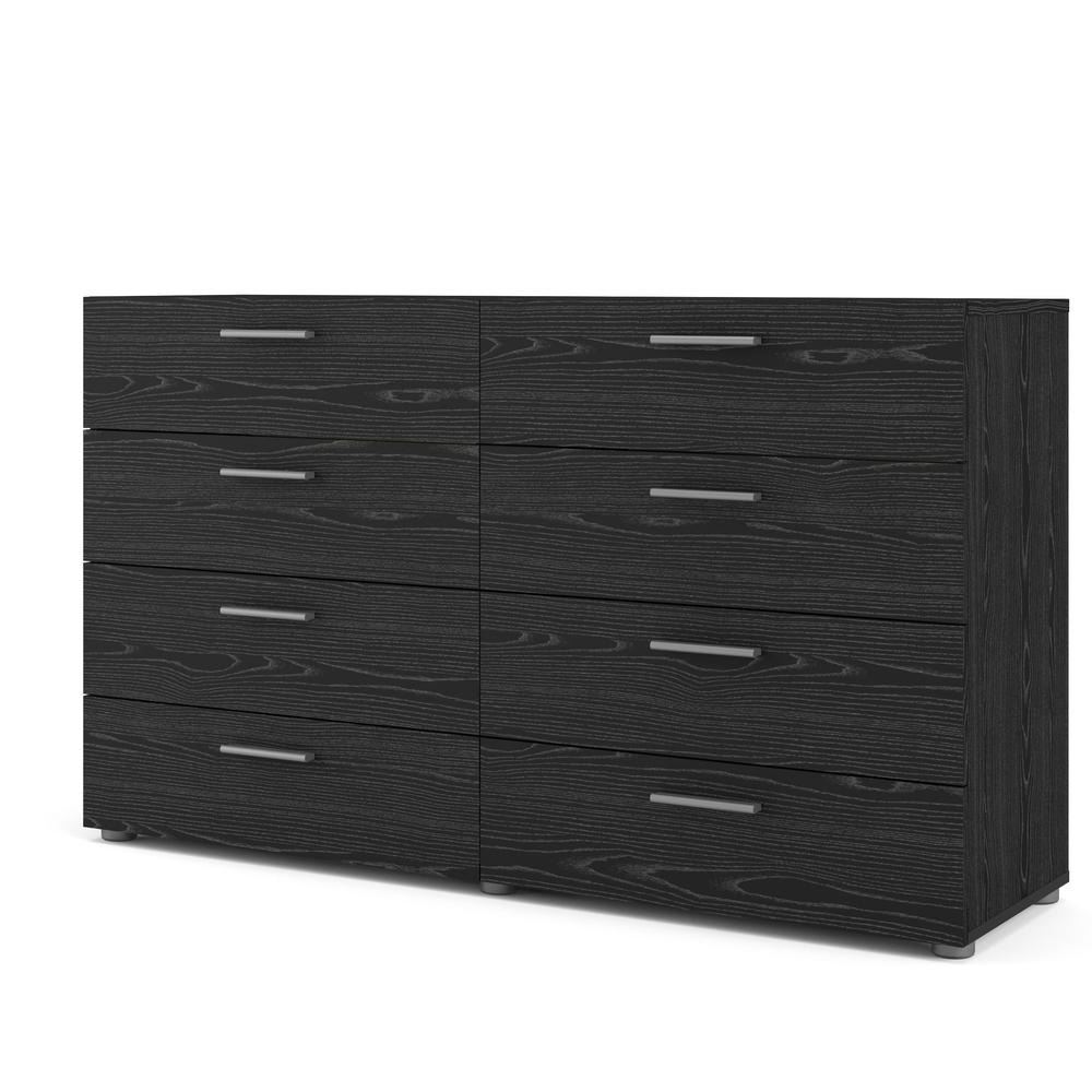 Austin 8 Drawer Double Dresser, White