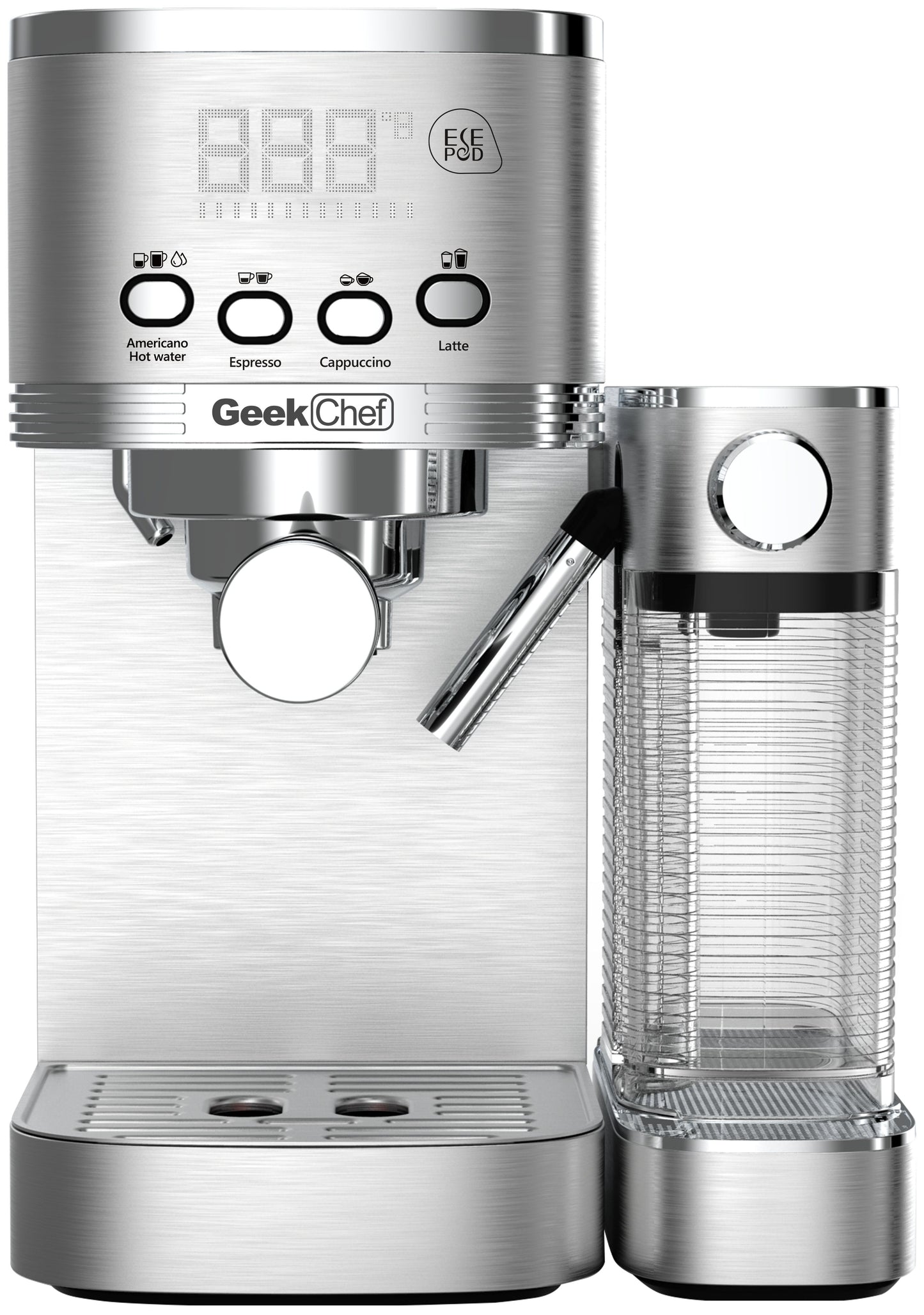 Geek Chef Espresso And Cappuccino Machine With Automatic Milk Frother