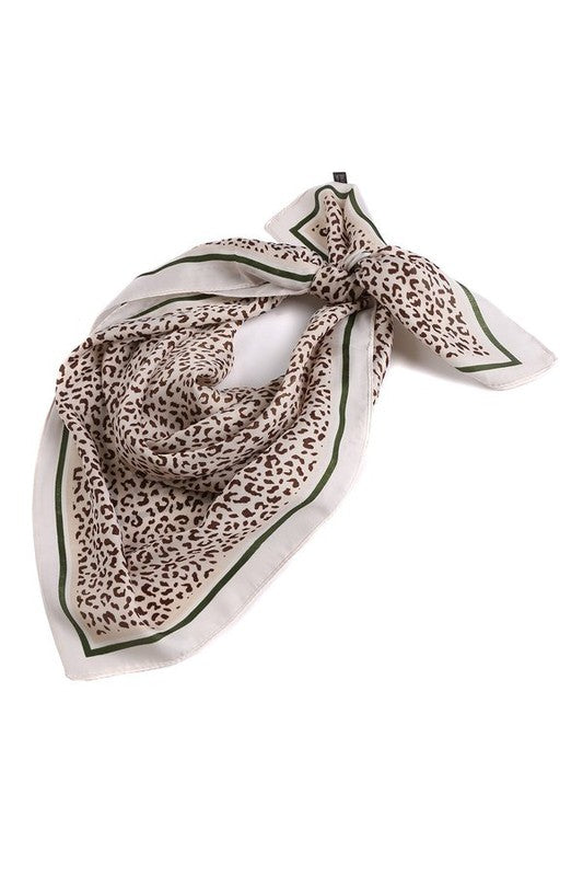 LEOPARD SILK SCARF