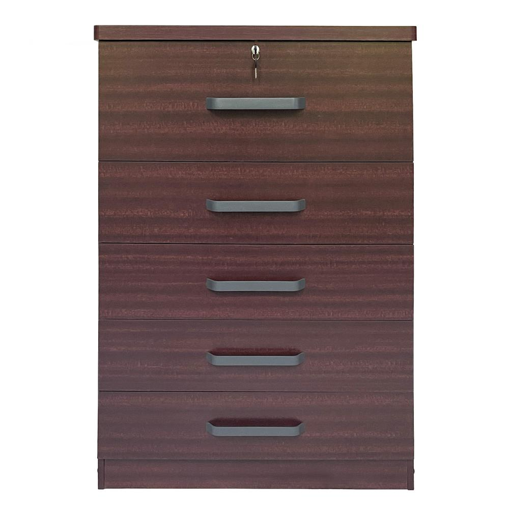 5 Drawer Chest with Jumbo Top Drawer