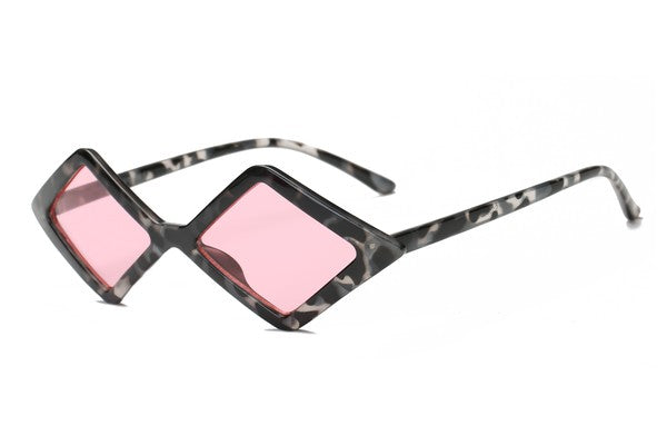 Women Diamond Shape Fashion Sunglasses