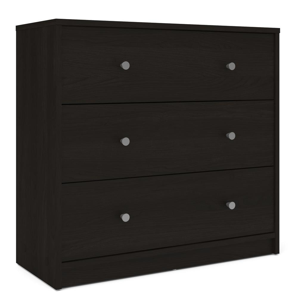 Portland 3 Drawer Chest - White