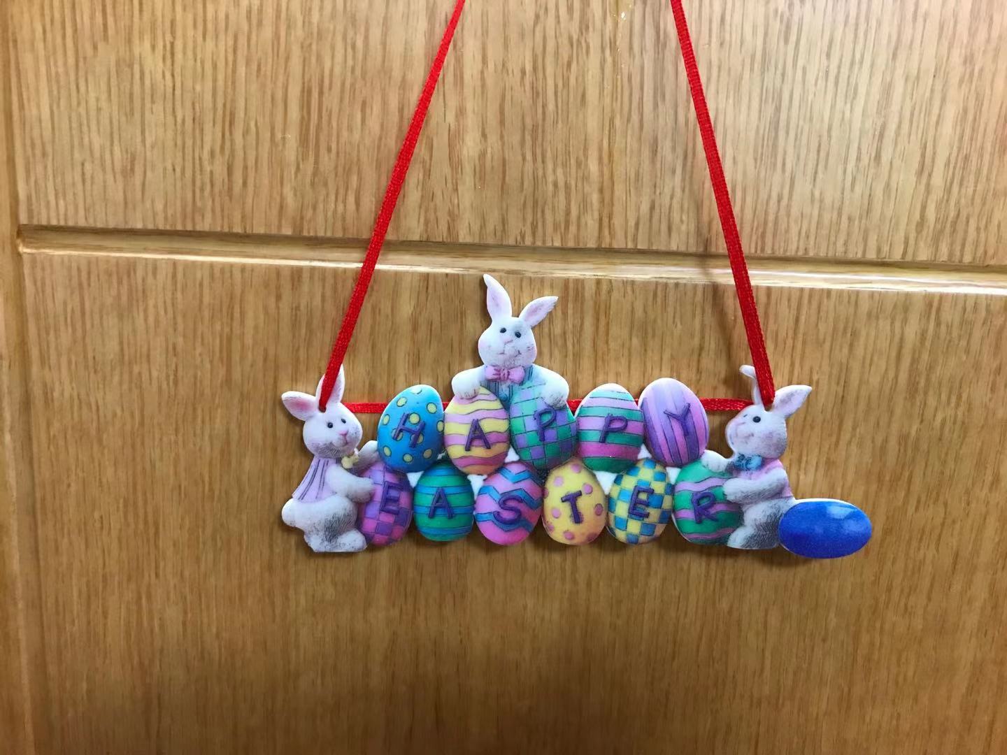 Easter Party Bunny Egg Pendant Decoration